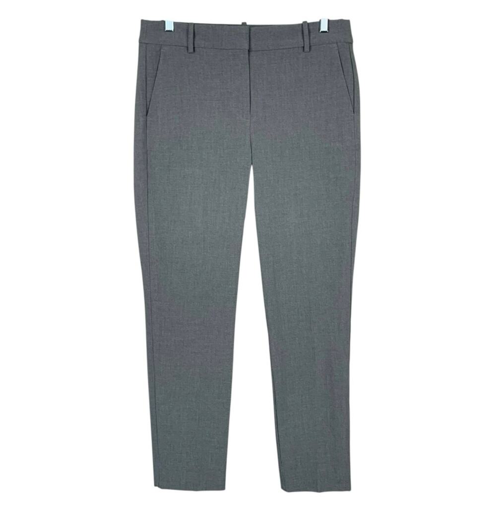 J Crew Ruby Crop Dress Pants Gray Pockets Women's 8 Career Office Work
